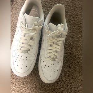 Men’s white Nikes